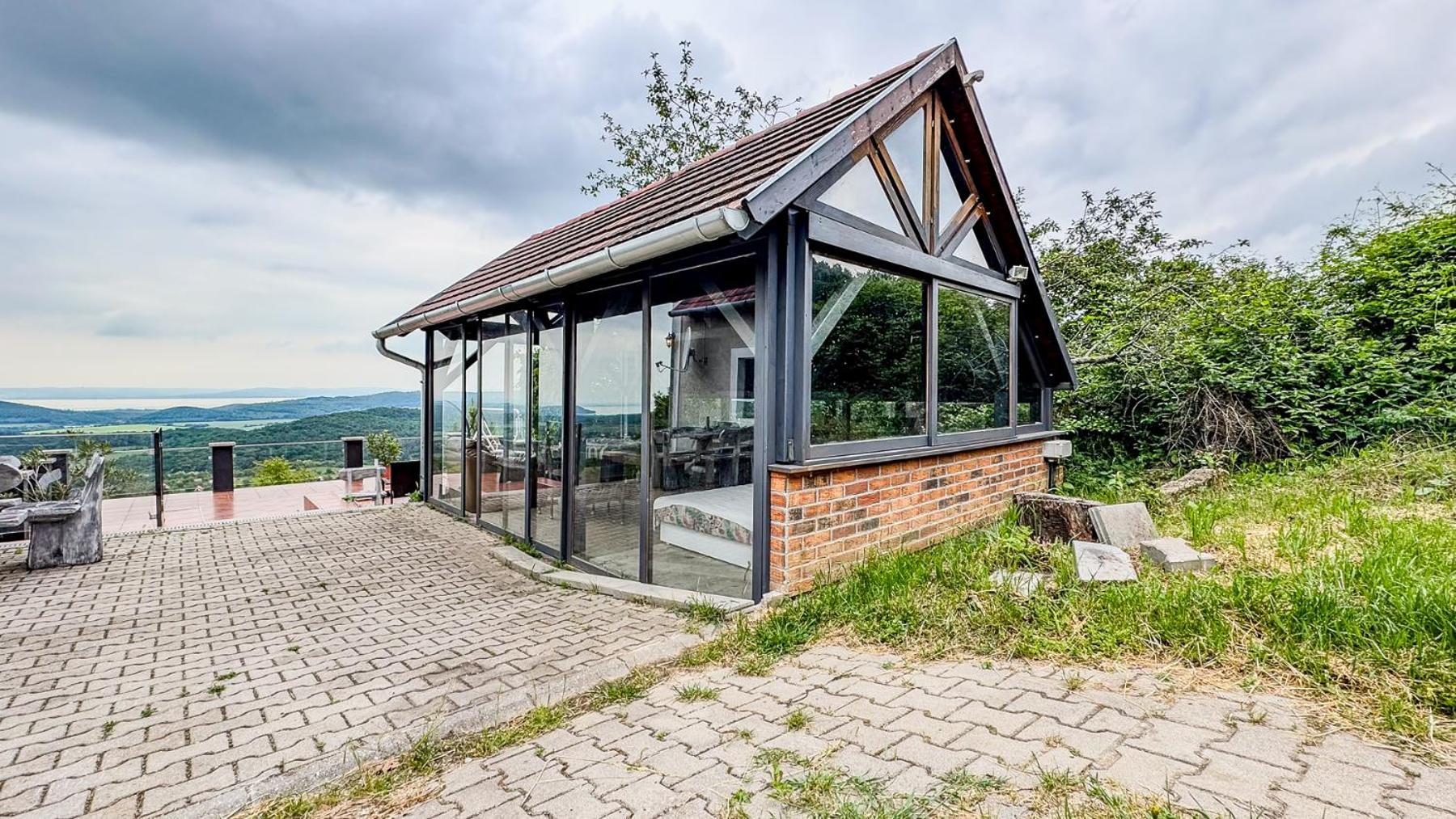 Borospince Vendeghaz Villa Pécsely Exteriör bild